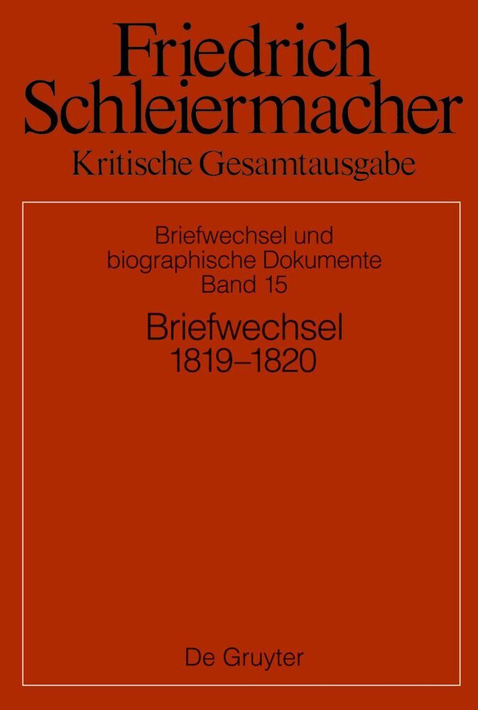 Briefwechsel 1819-1820 main product photo
