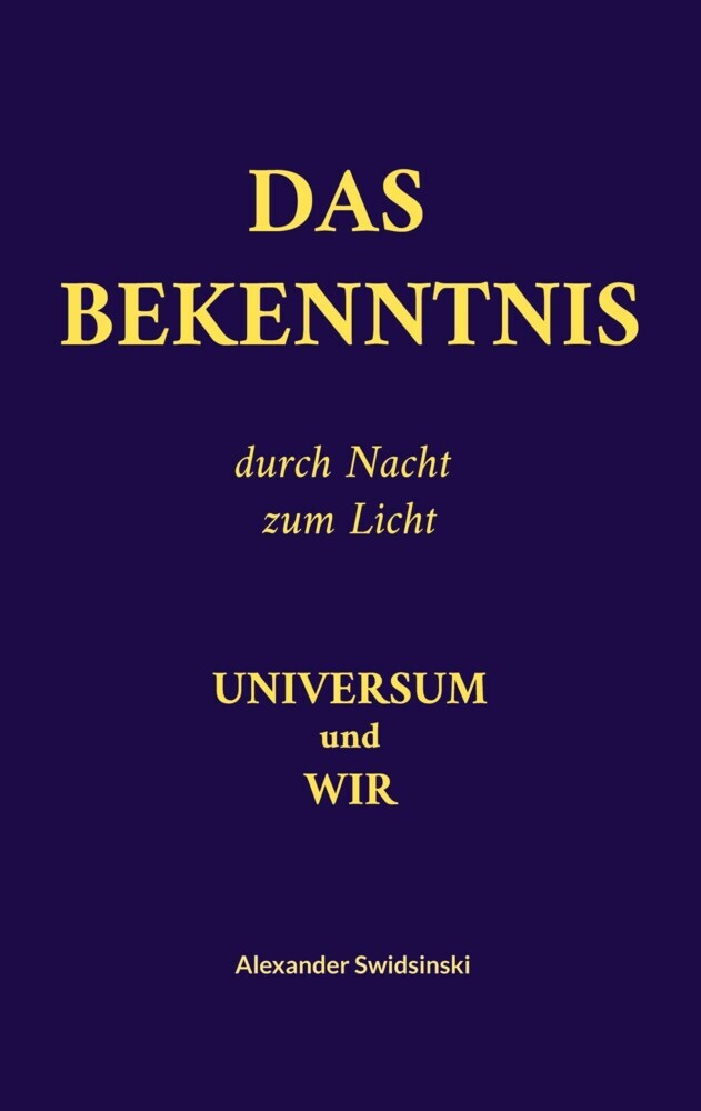 Das Bekenntnis main product photo