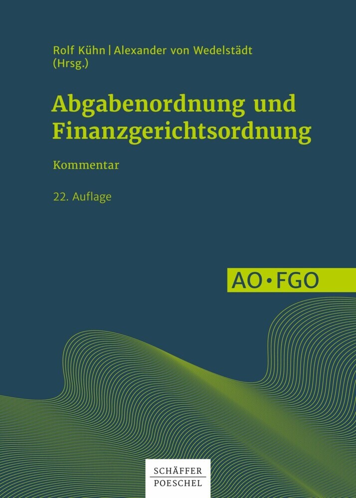 Abgabenordnung und Finanzgerichtsordnung main product photo