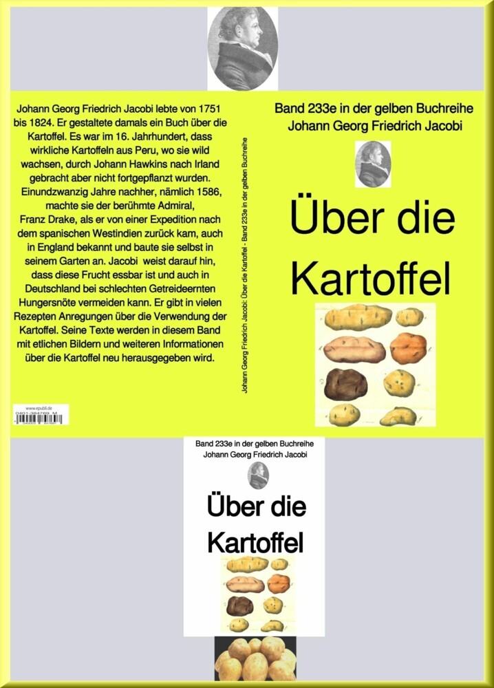 Über die Kartoffel - Band 233e in der gelben Buchreihe - bei Jürgen Ruszkowski main product photo