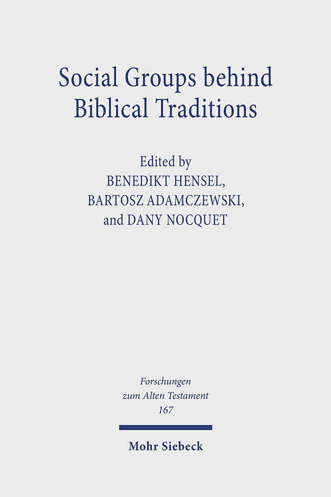 Social Groups behind Biblical Traditions main product photo