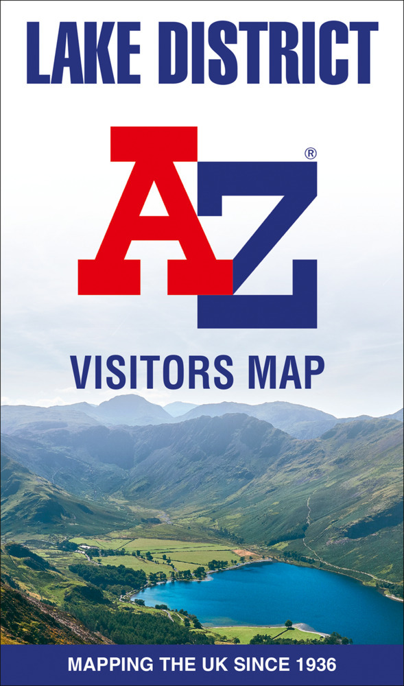 Lake District A-Z Visitors Map main product photo