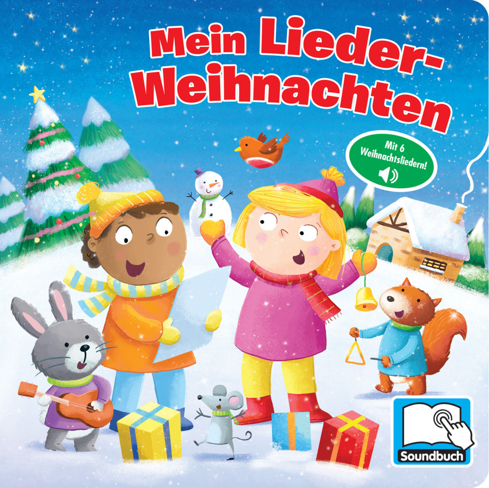 Mein Lieder-Weihnachten - Liederbuch mit 6 integrierten Melodien - Soundbuch für Kinder ab 18 Monaten main product photo
