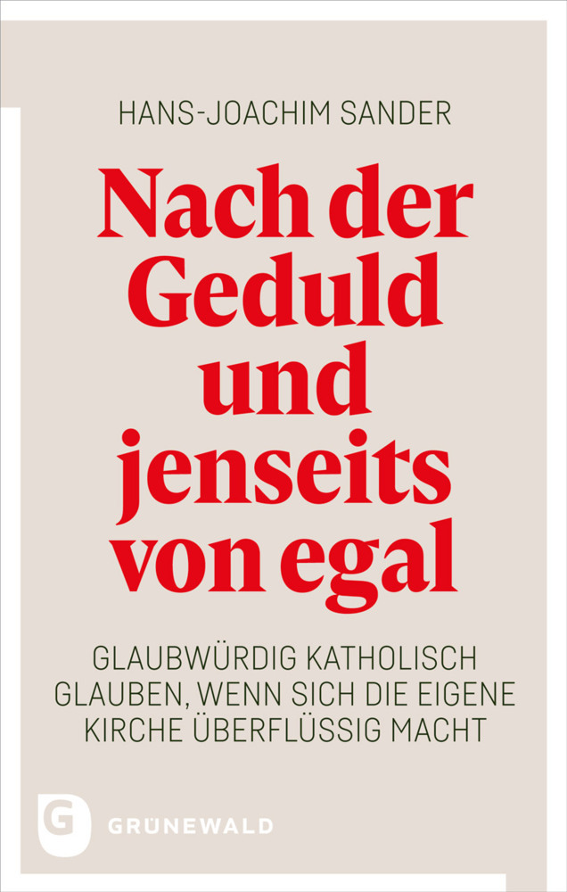 Nach der Geduld und jenseits von egal main product photo