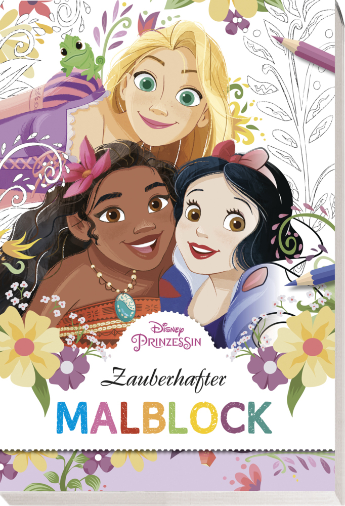 Disney Prinzessin: Zauberhafter Malblock main product photo