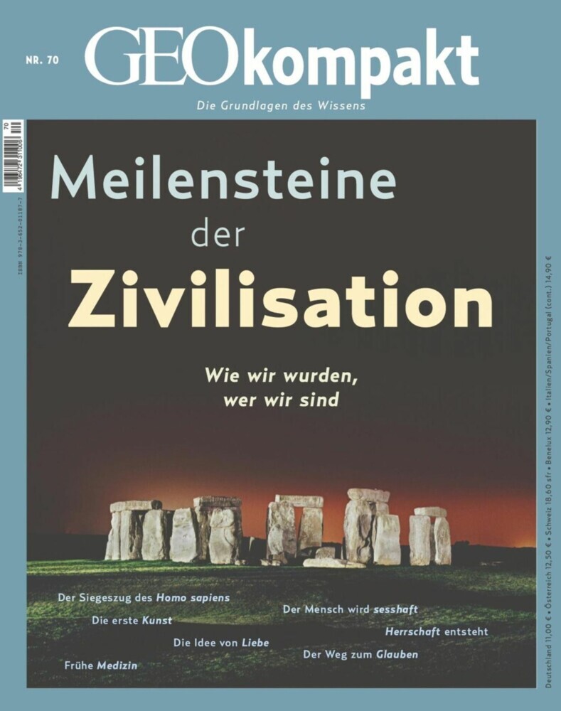 GEO kompakt 70/2022 - Meilensteine der Zivilisation main product photo