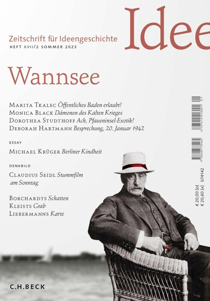 Zeitschrift für Ideengeschichte Heft XVII/2 Sommer 2023 main product photo