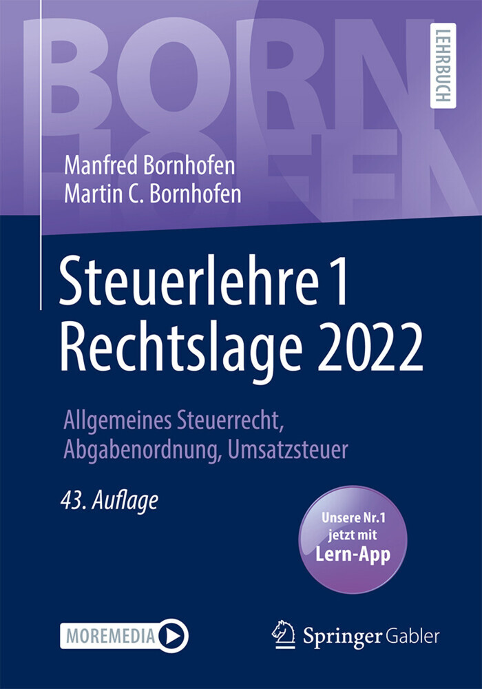 Steuerlehre 1 Rechtslage 2022 main product photo