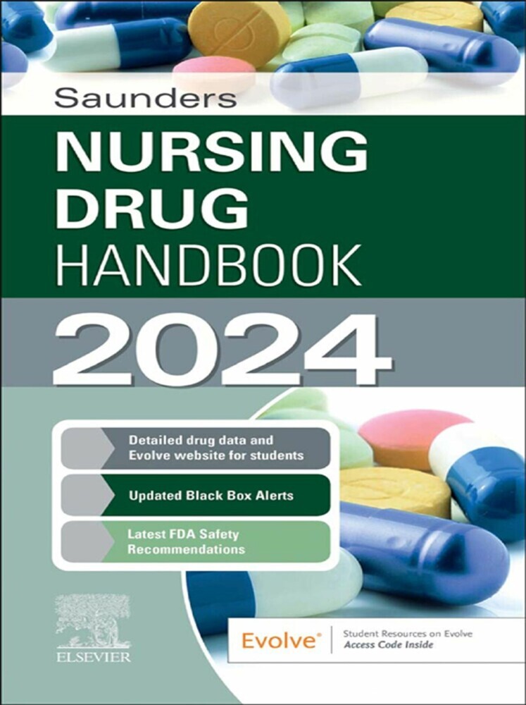 Saunders Nursing Drug Handbook 2024 - E-Book main product photo