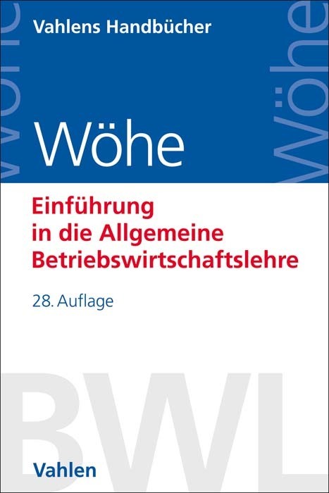 Einführung in die Allgemeine Betriebswirtschaftslehre main product photo