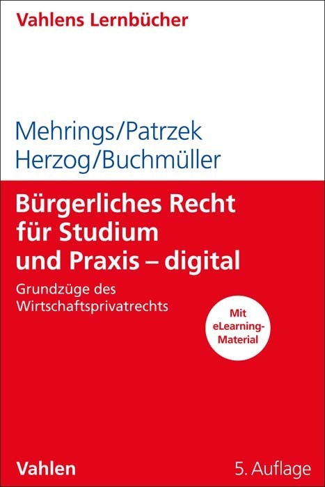 Bürgerliches Recht für Studium und Praxis - digital main product photo