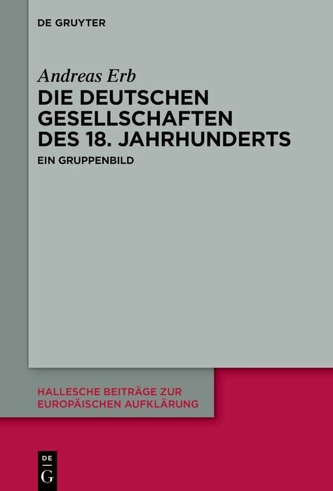 Die Deutschen Gesellschaften des 18. Jahrhunderts main product photo