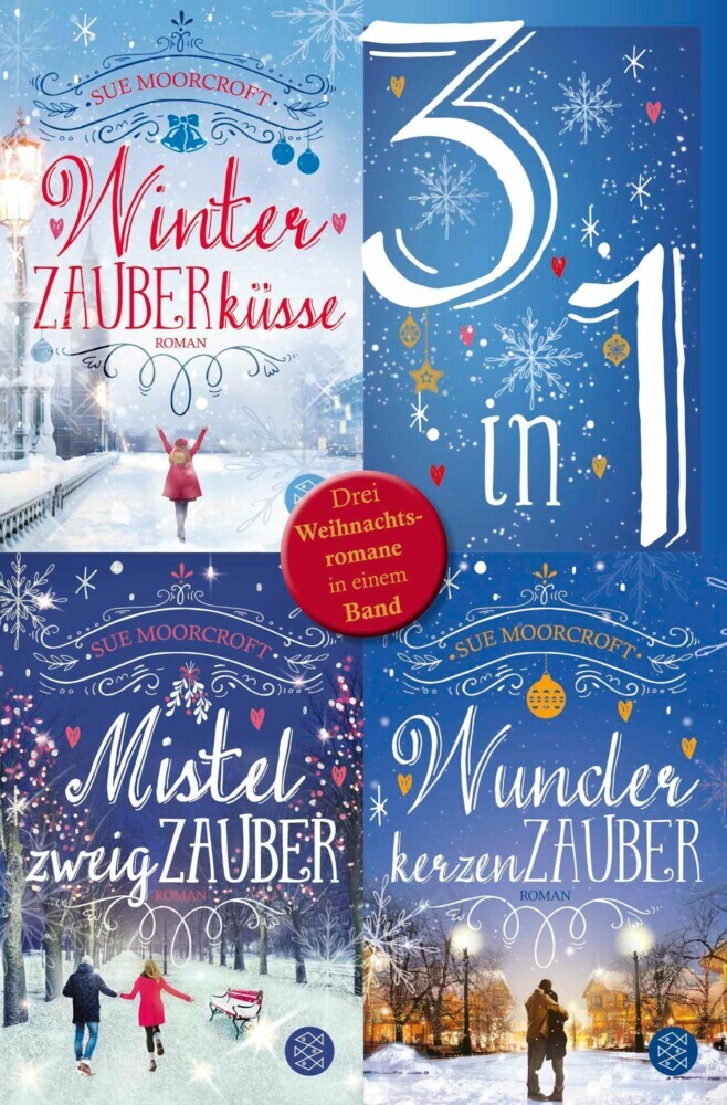 Winterzauberküsse / Mistelzweigzauber / Wunderkerzenzauber - Drei Weihnachtsromane in einem Band main product photo
