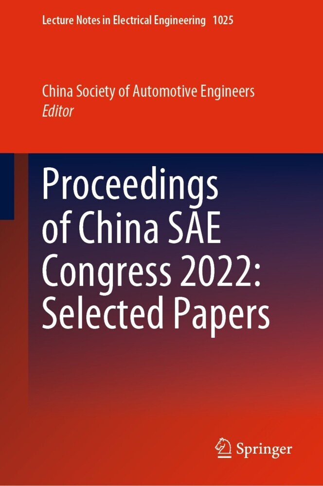Proceedings of China SAE Congress 2022: Selected Papers main product photo