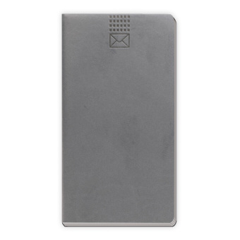 Trötsch Adressbuch Soft Touch Slim Anthrazit