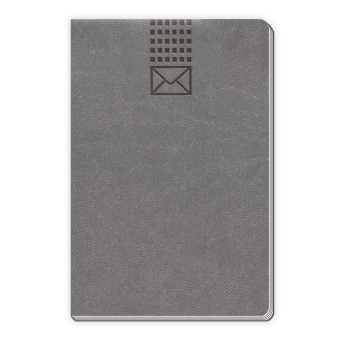 Trötsch Adressbuch Soft Touch Mini Anthrazit