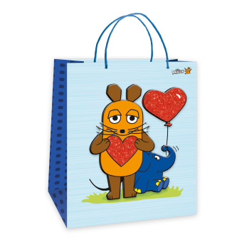 Trötsch die Maus und Elefant Geschenktasche medium 3D