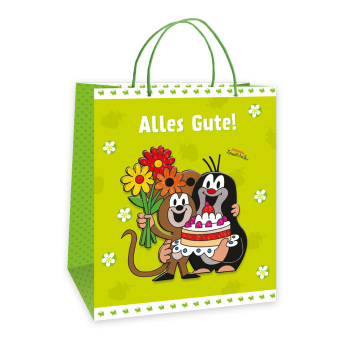 Trötsch Der kleine Maulwurf Torte Geschenktasche medium 3D