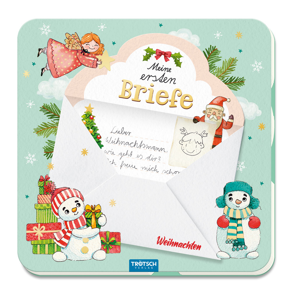 Trötsch Meine ersten Briefe Weihnachten Briefpapierbuch Wunschzettelbuch main product photo