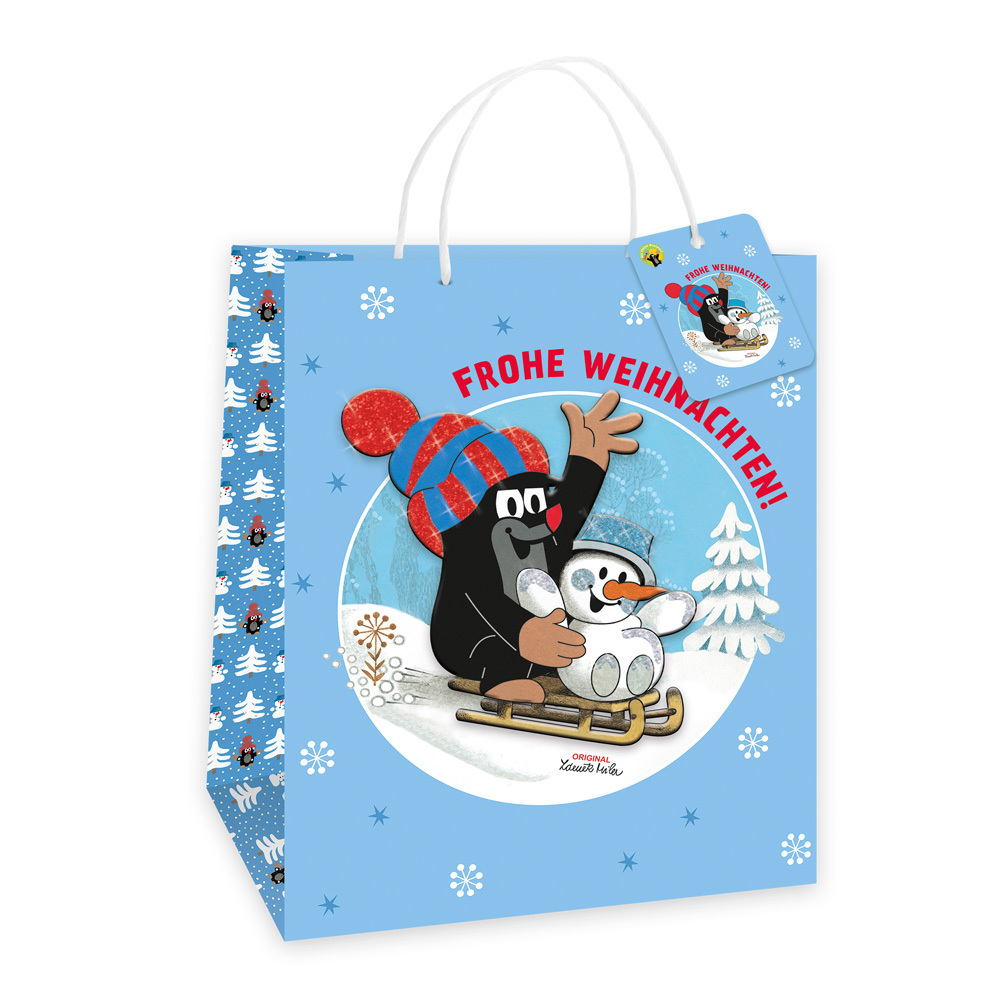 Trötsch Der kleine Maulwurf 3D-Geschenktasche Weihnachten groß main product photo