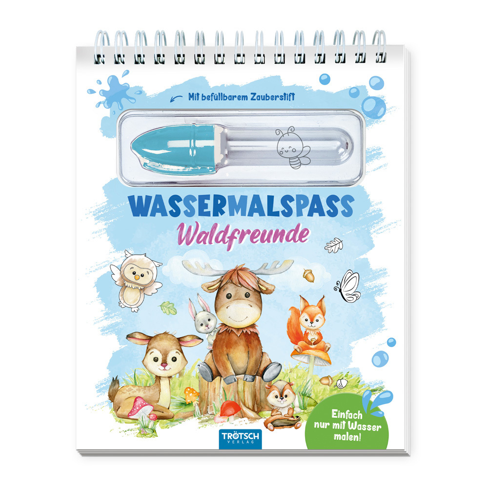 Trötsch Wassermalspaß mit Zauberstift Waldfreunde main product photo
