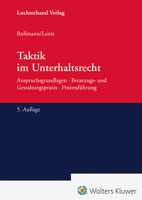 Taktik im Unterhaltsrecht main product photo