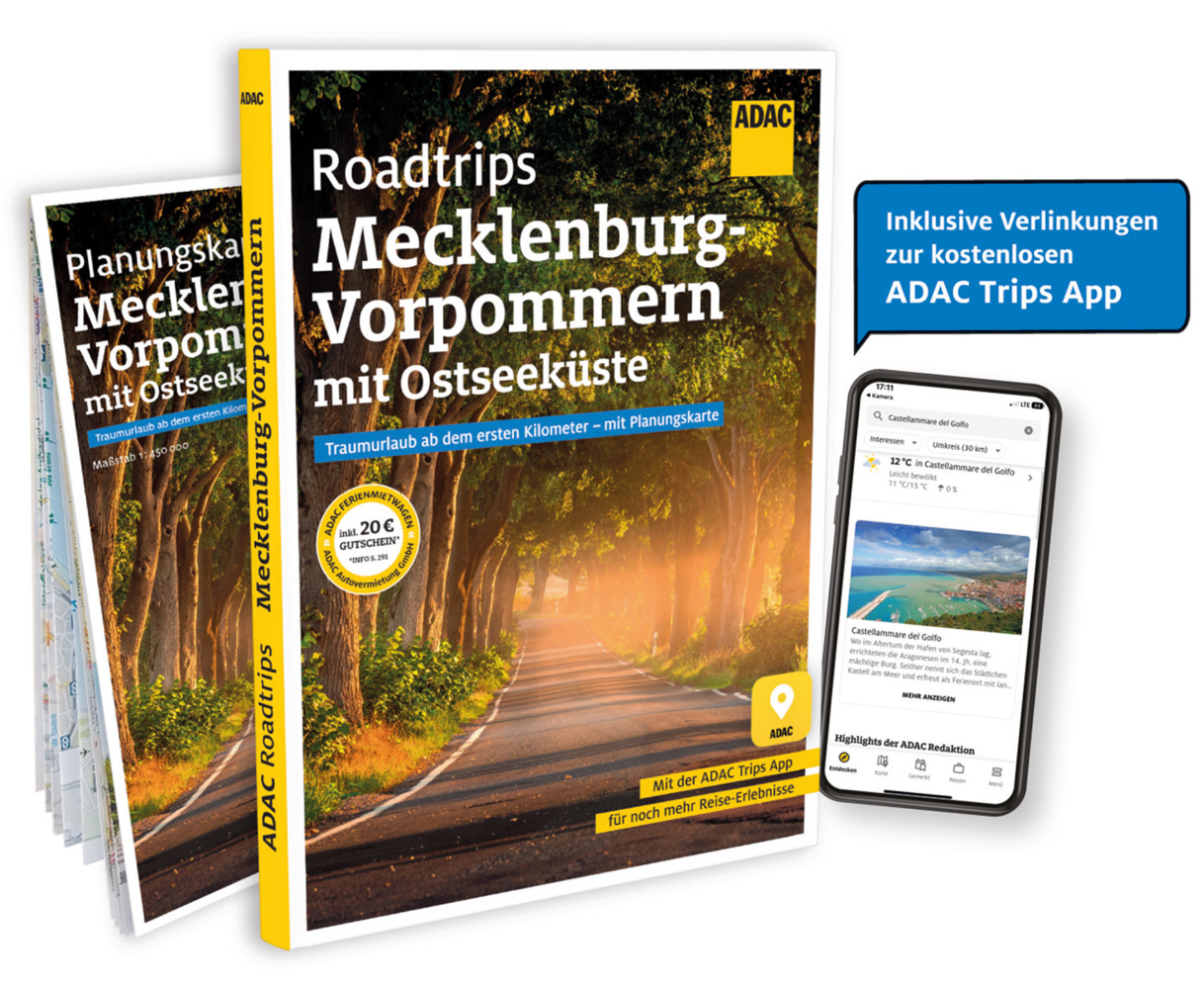 ADAC Roadtrips Mecklenburg-Vorpommern mit Ostseeküste main product photo