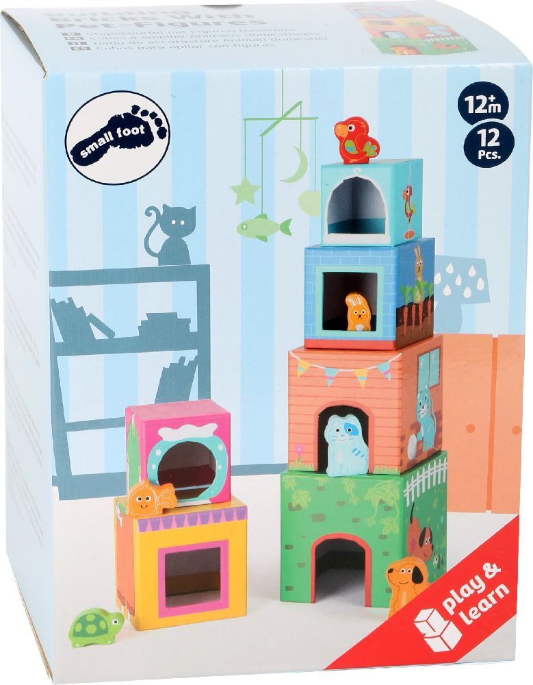 Stapelwürfel mit Figuren Haustiere main product photo