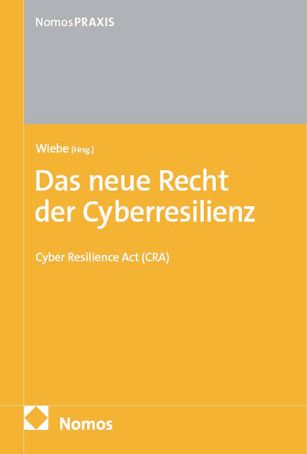 Das neue Recht der Cyberresilienz main product photo