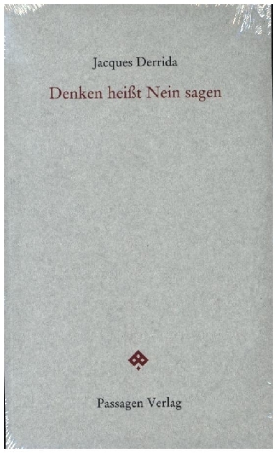 Denken heißt Nein sagen main product photo