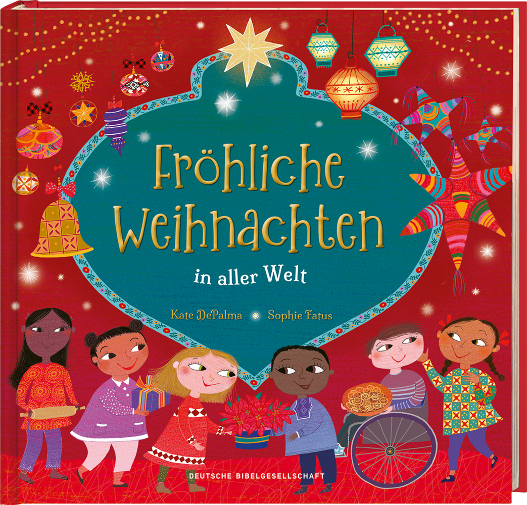 Fröhliche Weihnachten in aller Welt. Lustige Kinderreime über Weihnachtsbräuche, Weihnachtsessen und Heiligabend: So feiern Familien Weihnachten. Bilderbuch ab 4 Jahren für die Vorweihnachtszeit main product photo