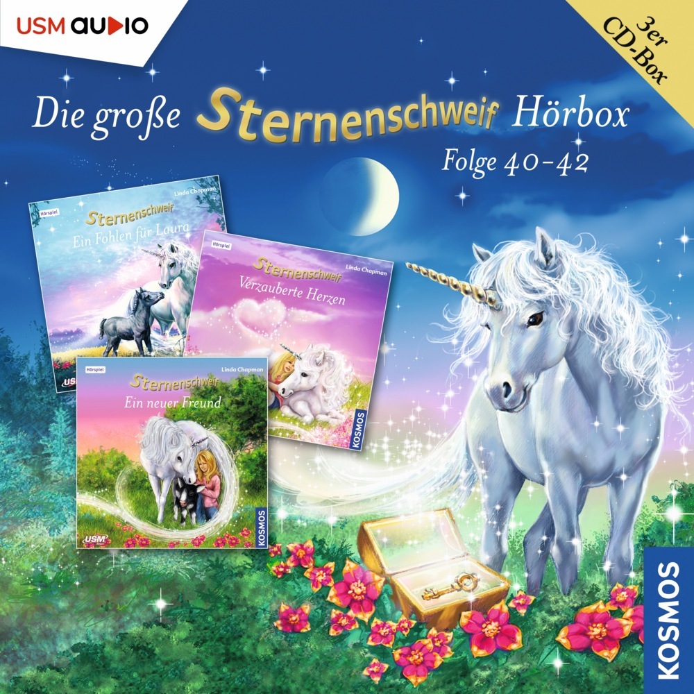 Die große Sternenschweif Hörbox Folgen 40-42 (3 Audio CDs), 3 Audio-CD main product photo