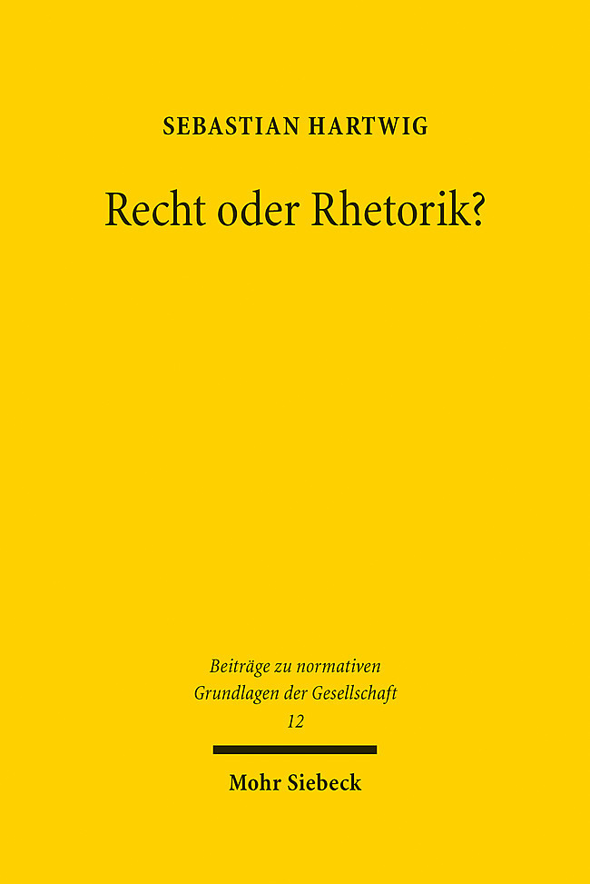 Recht oder Rhetorik? main product photo