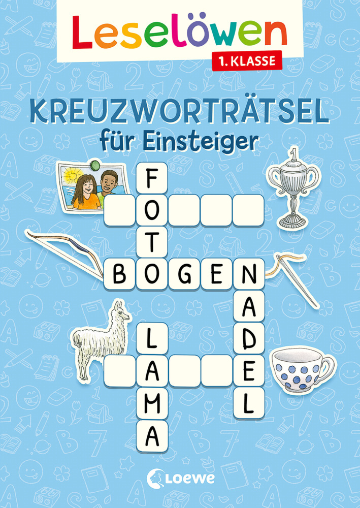 Leselöwen Kreuzworträtsel für Einsteiger - 1. Klasse (Himmelblau) main product photo