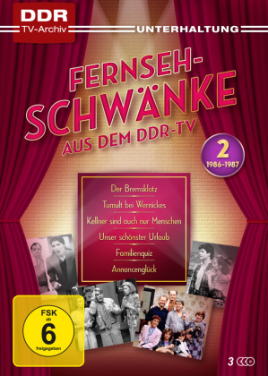 Fernsehschwänke aus dem DDR-TV - 1986-87. Box.2, 3 DVD