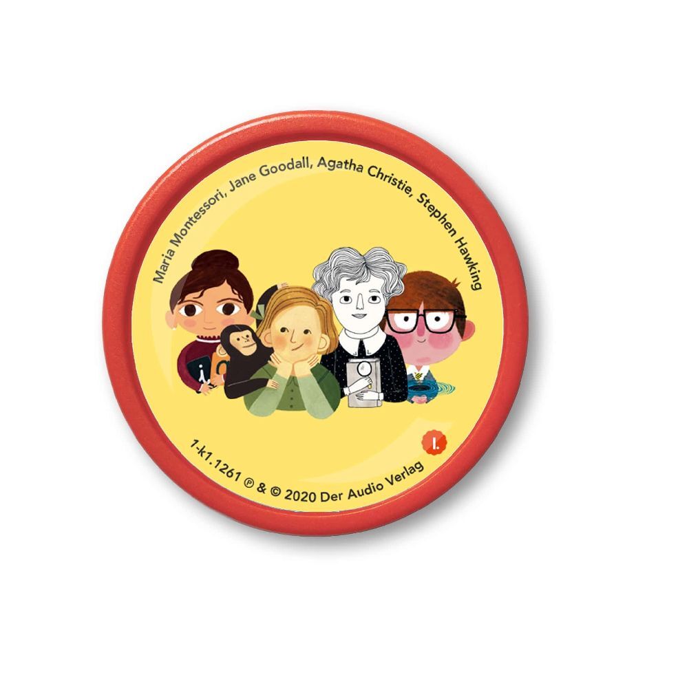 Little People, Big Dreams - Maria Montessori, Jane Goodall, Agatha Christie, Stephen Hawking, 1 Audio-Chip main product photo