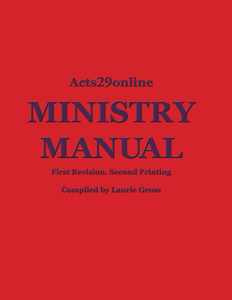 Acts29online Ministry Manual main product photo