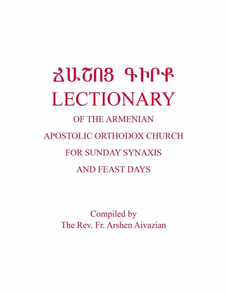 Lectionary of the Armenian Apostolic Orthodox Church main product photo