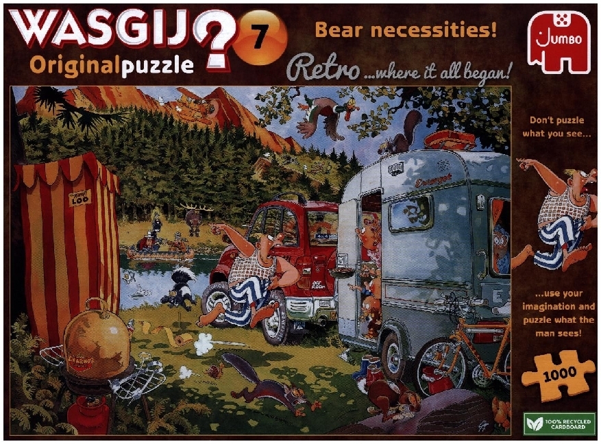 Wasgij Retro Original 7 - Bear Necessities! main product photo