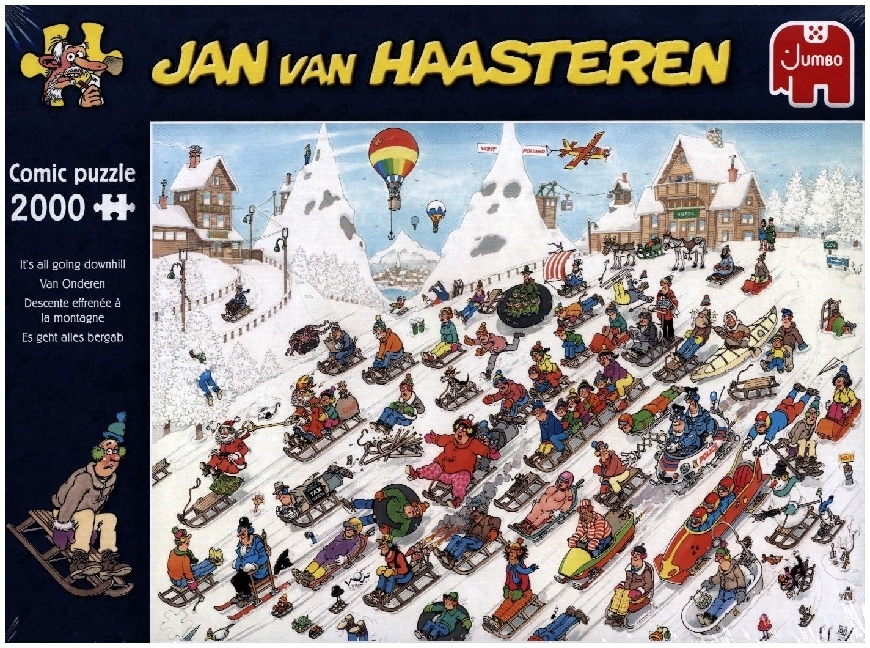 Jan van Haasteren - Es geht nur bergab main product photo