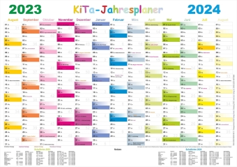 Kita-Jahresplaner 2023/2024-Set, m. 2 Beilage, 2 Teile