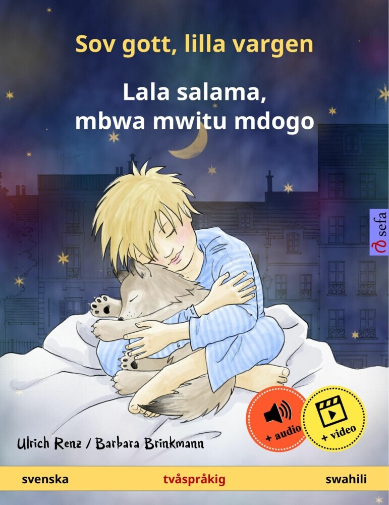 Sov gott, lilla vargen - Lala salama, mbwa mwitu mdogo (svenska - swahili) main product photo