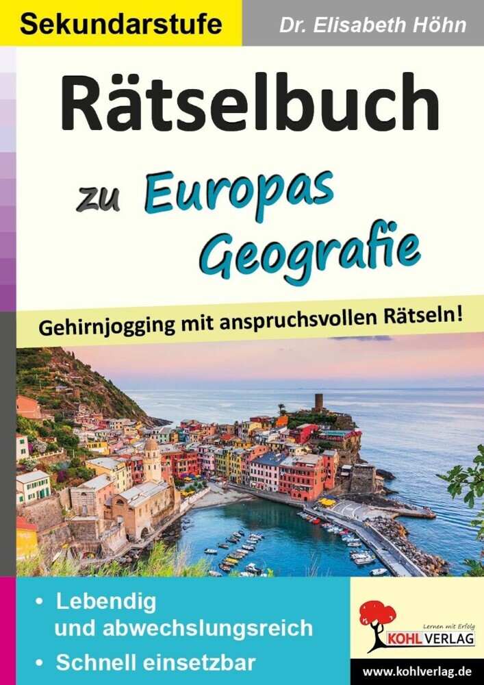 Rätselbuch zu Europas Geografie main product photo