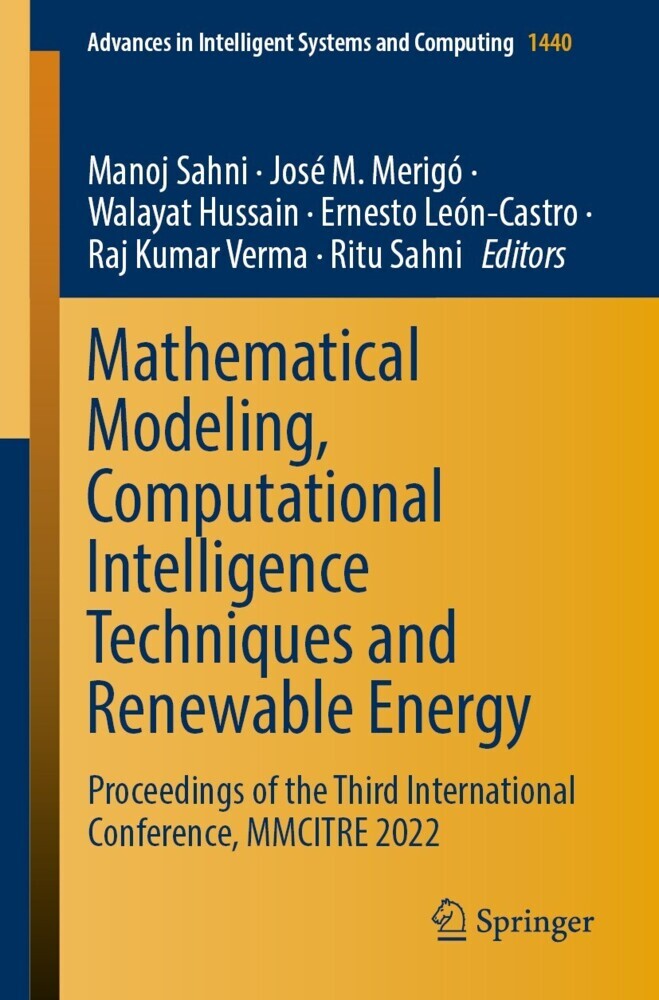 Mathematical Modeling, Computational Intelligence Techniques and Renewable Energy main product photo