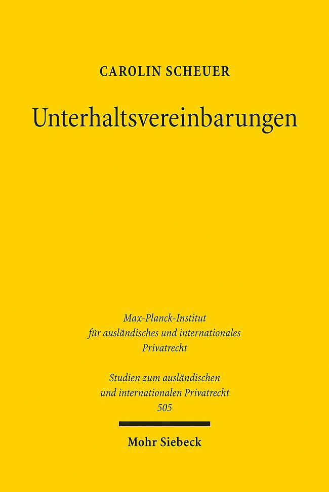 Unterhaltsvereinbarungen main product photo