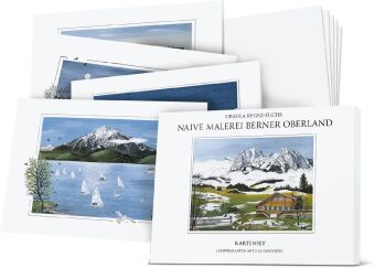 Kartenset Naive Malerei Berner Oberland