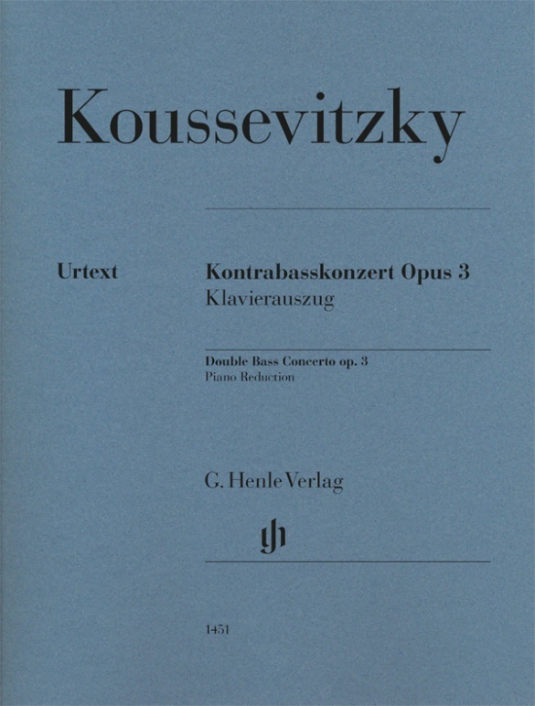 Serge Koussevitzky - Kontrabasskonzert op. 3 main product photo