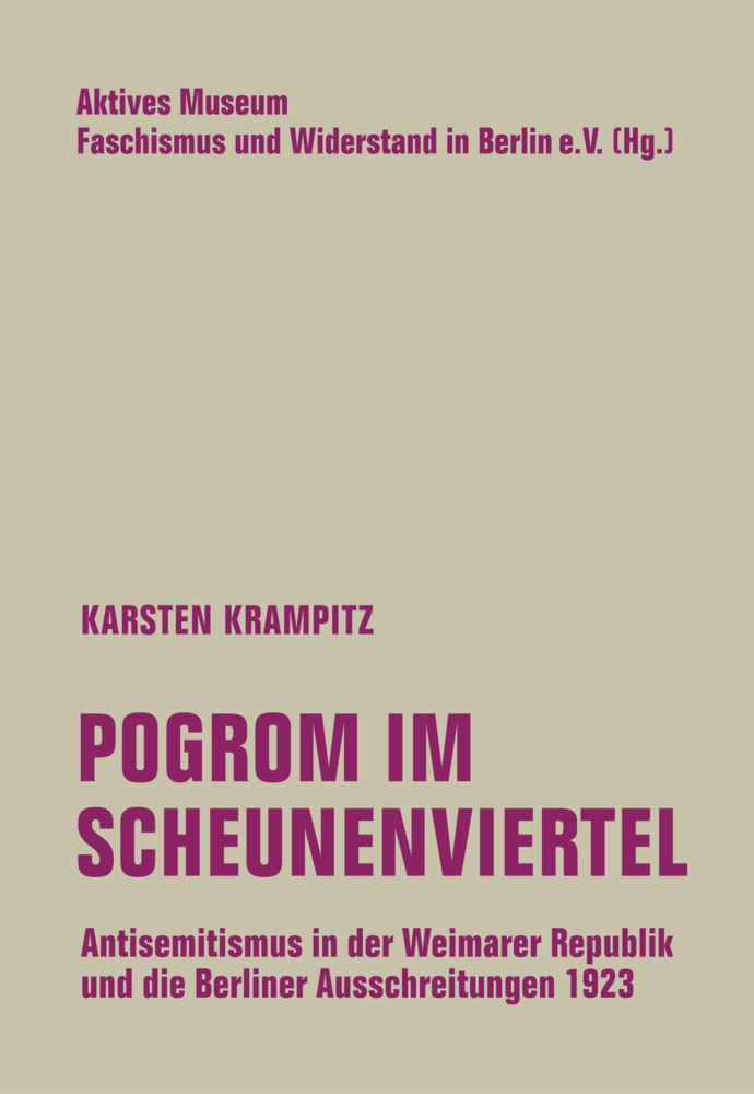 Pogrom im Scheunenviertel main product photo