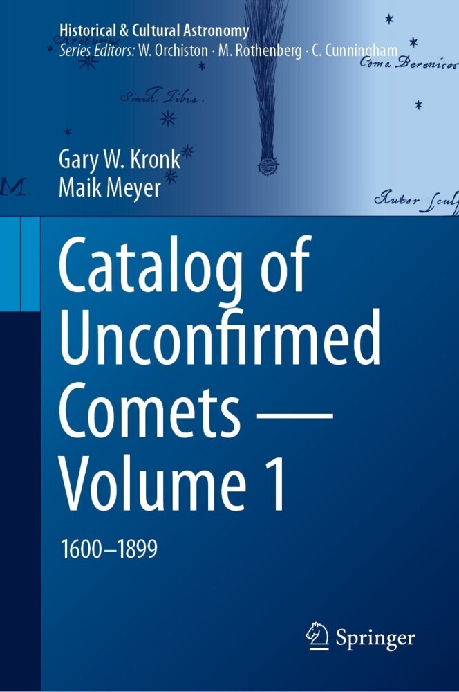 Catalog of Unconfirmed Comets - Volume 1 main product photo