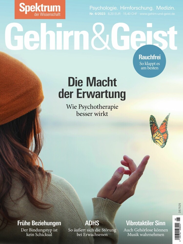 Gehirn&Geist 6/2023 Die Macht der Erwartung main product photo